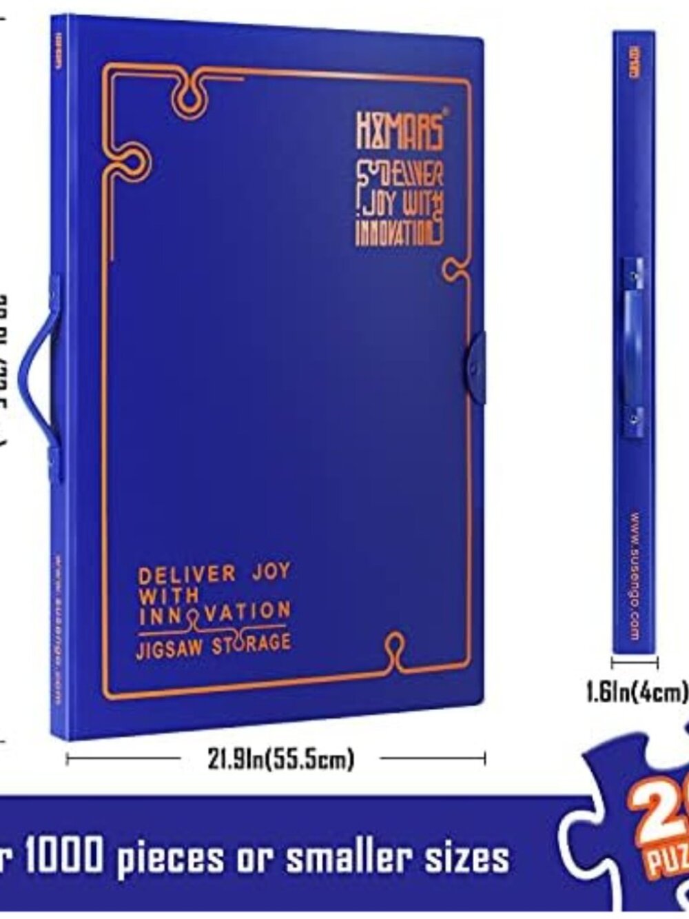 Puzzle Storage Folder for 1000-Pieces: Large Capacity Jigsaw Puzzles Organizer P - Picture 3 of 8